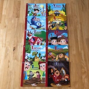 FRENCH Children’s Books (10) Soft Cover - Phidal collection